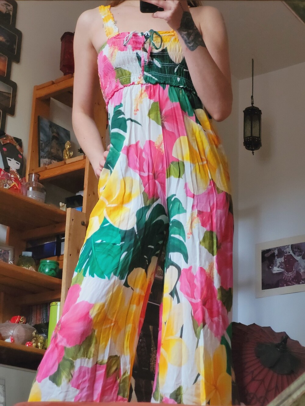 DESIGUAL Saint Tropez Jumpsuit Romper with floral print - Stretchy - Size Xs